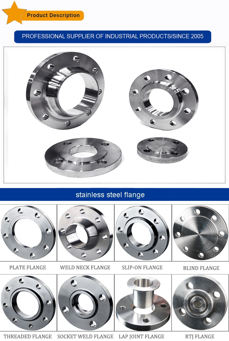 ANSI B16.5 DN600 Class150 Forged Stainless Steel Lap Joint Threaded Flange