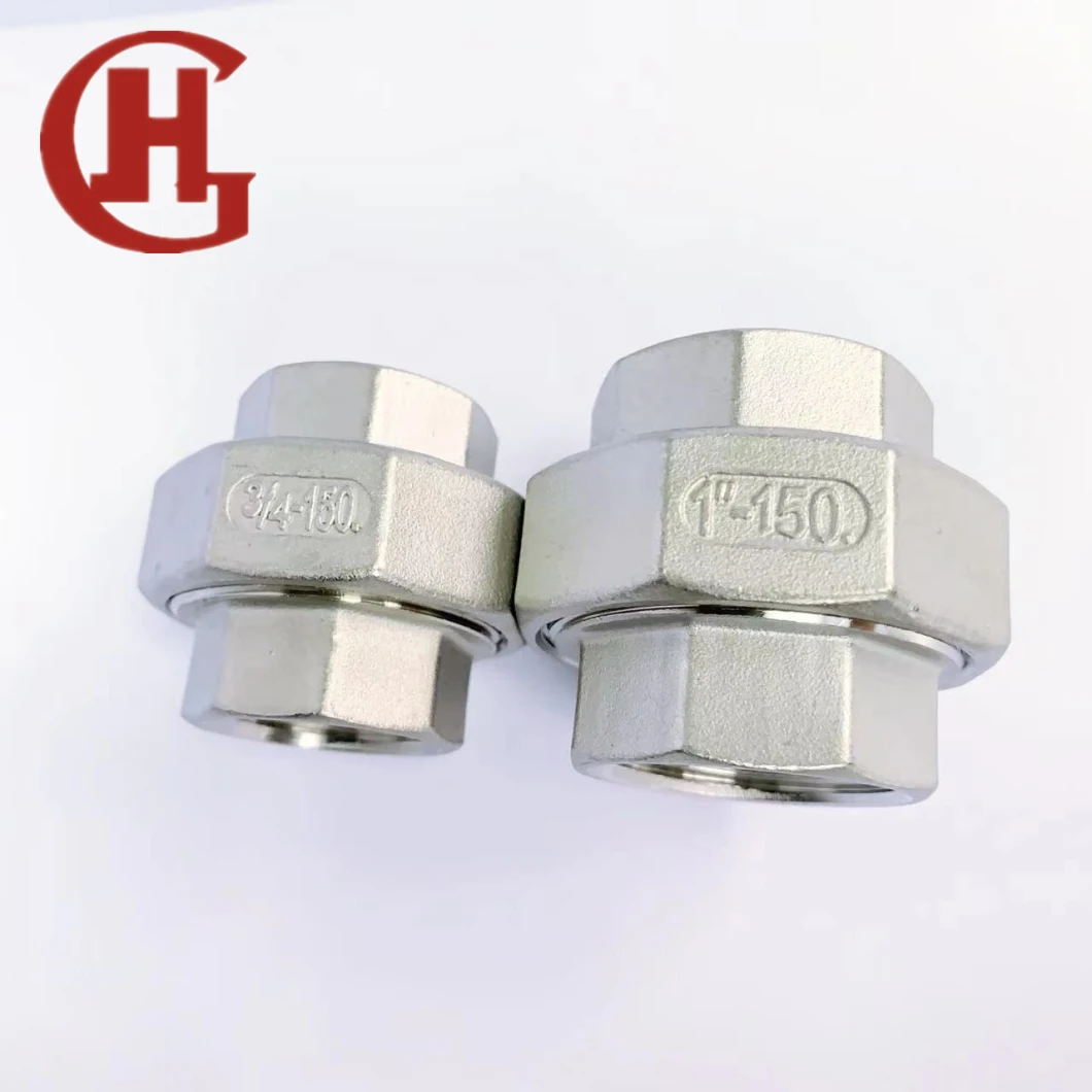 304 Stainless Steel Union, Threaded Connection, Corrosion Resistant