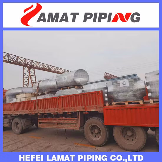 Acero al carbono A234 Wpb /A420 Wpl6 /Acero de aleación A234 Wp11/Wp22/Wp91 Acero inoxidable 304/316 Codo /T /Reductor /Tapa/ Cruz/ Curva B16.9 Montaje de tubería de soldadura a tope